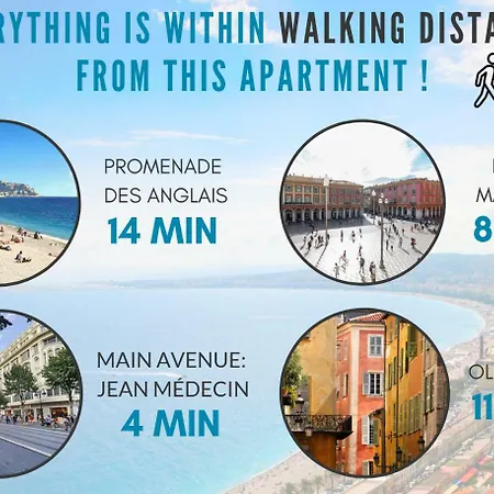 Apartment Nestor&jeeves - Marin Debussy - - By Shopping Area Nice